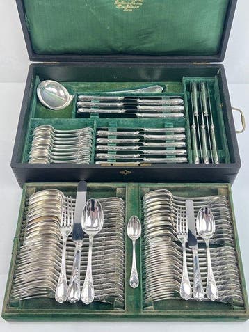 Christofle - Bestekset (86) - Marly - originele kist - Belle