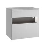 Wastafelkast Lissabon 60 x 44 x 60 cm Wit Badkamerkast, Verzenden, Nieuw, Wastafelkast