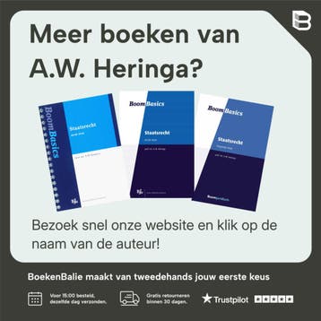 Staatsrecht begrepen / Recht begrepen - A.W. Heringa, Verzenden, Gelezen, A.W. Heringa