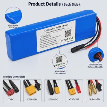 48V 100Ah Lithium Batterij Pack met BMS voor E-bike & Scoote, Audio, Tv en Foto, Accu's en Batterijen, Verzenden, Nieuw