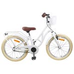 vidaXL Kinderfiets 24 Inch voor 8-12 jaar oud Wit, Verzenden, Nieuw