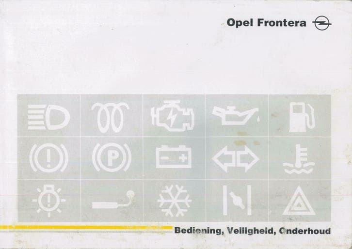 1993 Opel Frontera instructieboekje handleiding Nederlands, Auto diversen, Handleidingen en Instructieboekjes, Verzenden
