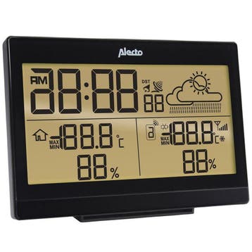 Weerstation - Binnen en buiten - Met buitensensor - Draadloo, Verzenden, Zo goed als nieuw