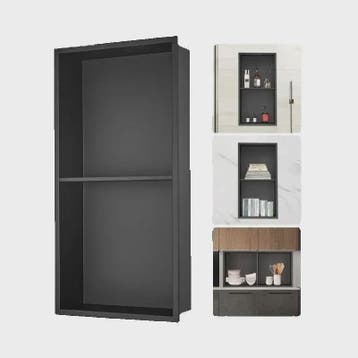 RVS Douche Niche met Dubbele Legplanken - Inbouw Wandnis voo, Verzenden, Nieuw