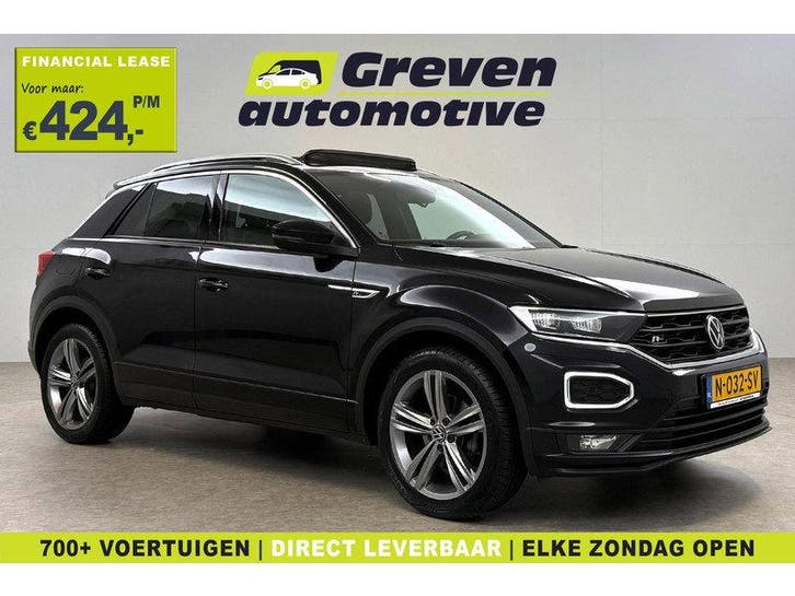 Volkswagen T-Roc 1.5 TSI R-Line | Pano | Sfeer | Virtual |, Auto's, Volkswagen, Automaat, SUV of Terreinwagen, Benzine, Zwart