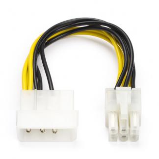 Molex naar PCI Express kabel | Nedis | 0.15 meter, Computers en Software, Pc- en Netwerkkabels, Verzenden, Nieuw