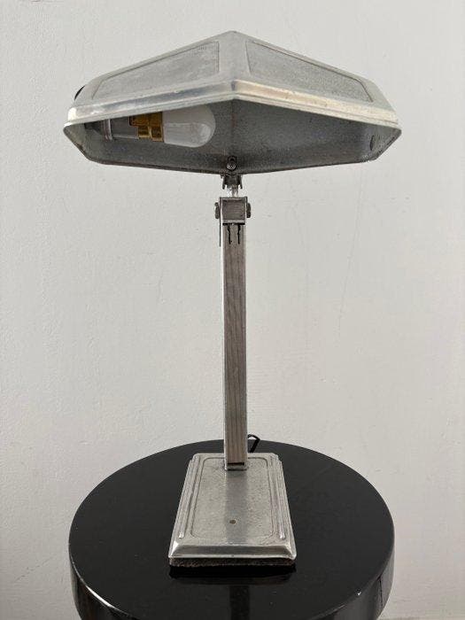 Lamp - Aluminium - PIROUETT Bureaulamp, Antiek en Kunst, Antiek | Lampen