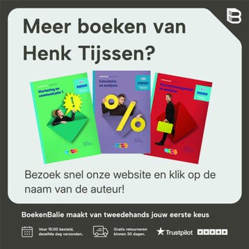 Marketing & communicatie / Niveau 3&4 deel 2 / Leerwerkboek, Boeken, Studieboeken en Cursussen, Verzenden, Zo goed als nieuw, Henk Tijssen