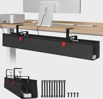 Onderbouw Kabelgoot Bureau 90cm - Opgeruimd Bureau met Kabel, Verzenden, Nieuw