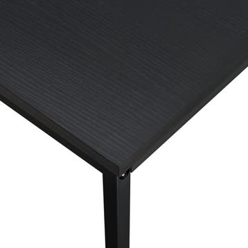 Bureau Nice 120x60x72 cm spaanplaat en metaal zwart, Huis en Inrichting, Verzenden, Nieuw