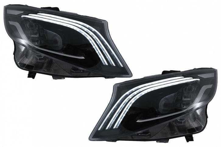 Volledig LED Koplampen voor Mercedes Benz V-Klasse W447 / Vi, Auto diversen, Tuning en Styling, Ophalen of Verzenden