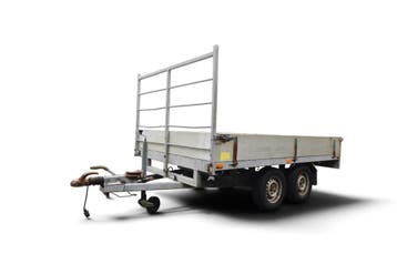 Solide plateauwagen 2000kg Plateauwagen, Ophalen of Verzenden, Gebruikt