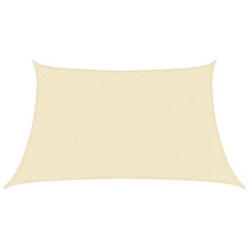 Schaduwdoek Creme 3/4x2m - Tweedekansje | OP=OP, Tuin en Terras, Ophalen of Verzenden, Zo goed als nieuw