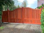 Hardhouten toegangspoorten op maat, Nieuw, Hout, 6 meter of meer, 1 tot 2 meter