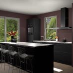 Zwarte keuken Toulouse 49230, Verzenden, Nieuw
