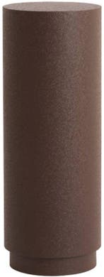 2dekans | ALURIA zuil metaal mat chocoladebruin Ø30x80 cm, Ophalen of Verzenden, Zo goed als nieuw
