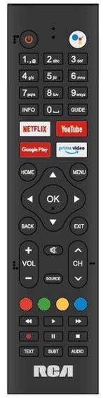 Afstandsbediening RCA RS32H2-EU RS43F2 RS50U2 RS65U2, Audio, Tv en Foto, Afstandsbedieningen, Verzenden, Nieuw, Origineel, Tv