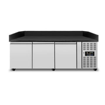 Unnicool Pizzawerkbank | 580L | 3 Deuren EN600x400 | +2°C/+8, Ophalen of Verzenden, Nieuw