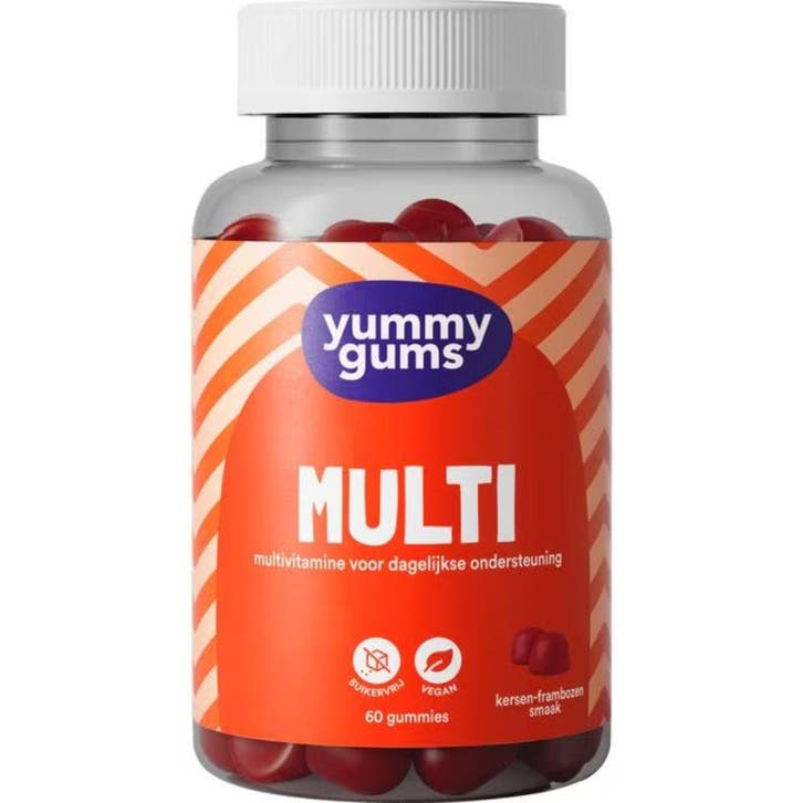Yummygums Multi+ Gummies - 60pcs, Sieraden, Tassen en Uiterlijk, Uiterlijk | Haarverzorging, Overige typen, Nieuw, Ophalen of Verzenden