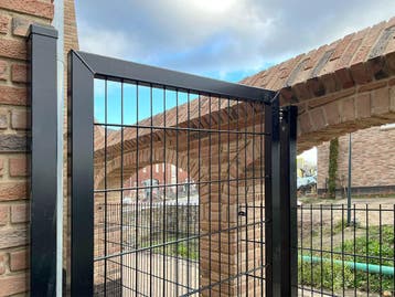 Enkele tuinpoort | Premium | 150 cm breed, Tuin en Terras, Schuttingen, 1 tot 2 meter, Nieuw, IJzer, Minder dan 3 meter