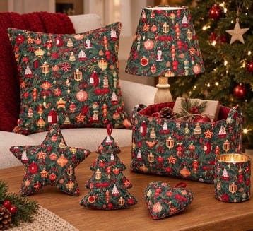 Kerststof voor interieurdecoratie - kerstboomachtig effect, Diversen, Nieuw