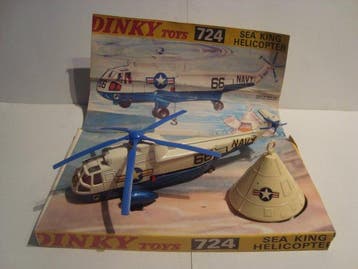 Dinky Toys - Speelgoed helikopter Sea King Helicopter n° 724, Nieuw