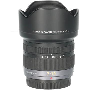 Tweedehands Panasonic Lumix G 7-14mm f/4.0 ASPH CM6261, Audio, Tv en Foto, Fotografie | Lenzen en Objectieven, Ophalen of Verzenden