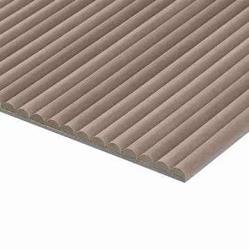 Akoestische Brushed Suede Solid Panelen 280 x 60 x 2.4 cm -, Ophalen of Verzenden, Nieuw, Overige materialen, 20 tot 50 mm
