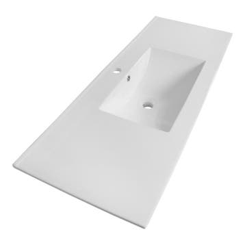 Brauer Frost Wastafel - 120 cm - met 1 Spoelbak en 1, Ophalen of Verzenden, Nieuw