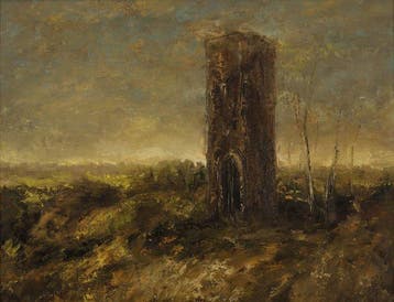 Henk Bies (1928-2006) - Oude toren van Stiphout