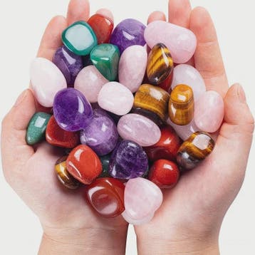 100g Mix Edelstenen Tumblestones - Natuurlijke Gepolijste Kr, Verzenden, Nieuw