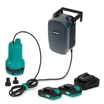Accu Dompelpomp 20V - 90W – 3.800 l/h, 0,6 bar – vlakzuigend, Verzenden, Nieuw