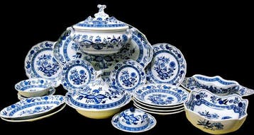 Hutschenreuther - Tafelservies (21) - Diner servies, Antiek en Kunst