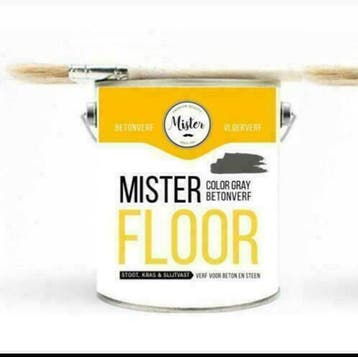 24Ltr. Mister floor 2 componenten VloerCoating, 20 liter of meer, Ophalen of Verzenden, Nieuw, Grijs