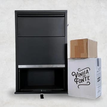 ParcelXL® - Pakketbrievenbus - Pakketbox - HomeBox - Zwart, Verzenden, Nieuw