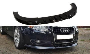 Voorspoiler Audi A4 B7 V.1 Glanzend Zwart, Auto-onderdelen, Ophalen of Verzenden, Nieuw