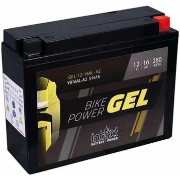 Intact Bike-Power Gel Accu 12V 16Ah 205X71X164, Verzenden, Nieuw