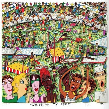 James Rizzi (1950-2011) - Wings On My Feet