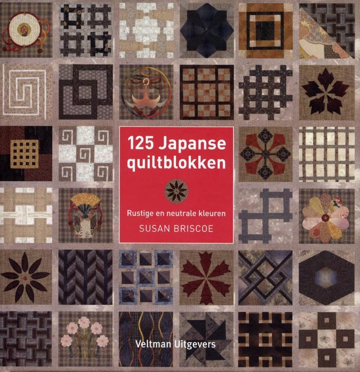 125 Japanse quiltblokken 9789048304479 Susan Briscoe, Boeken, Hobby en Vrije tijd, Zo goed als nieuw, Verzenden
