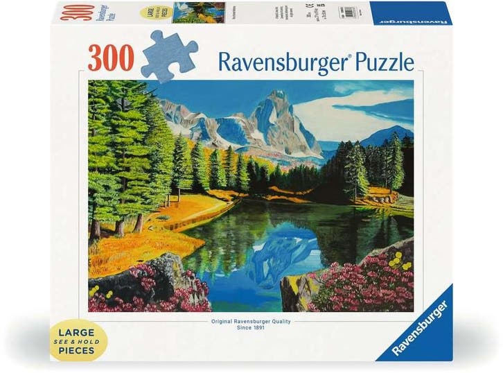 Rocky Mountain reflections Puzzel (300 XL stukjes) |, Hobby en Vrije tijd, Denksport en Puzzels, Nieuw, Verzenden