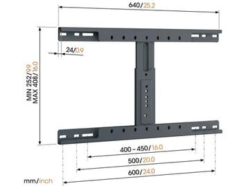 Vogels TVA 6950 - Stud Adapter - Bevestiging tv aan holle, Huis en Inrichting, Verzenden, Nieuw