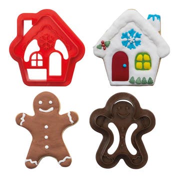 Koekjes Uitstekerset Gingerbread & Huisje**, Verzenden, Nieuw