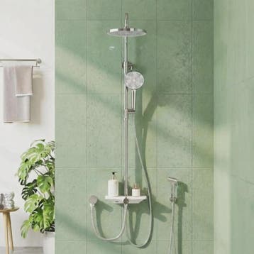 Thermostatische Douchekraan met Regendouche en Handdouche -, Doe-het-zelf en Verbouw, Sanitair, Verzenden, Nieuw