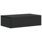 vidaXL Wandmontage Zijtafel Zwart 59 x 34,5 x 17 cm Bewerkt, Huis en Inrichting, Kasten | Overige, Verzenden, Nieuw