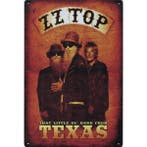 Wandbord Concert - ZZ Top That Little Ol Band From Texas, Ophalen of Verzenden, Nieuw, Poster, Artwork of Schilderij