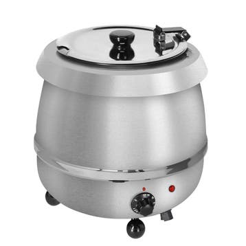 GGM Gastro | Soepketel - 9L - RVS | SWH9E | SWH9E, Verzenden, Nieuw in verpakking, RVS Meubilair