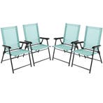 LIVSK Opvouwbare Terrasstoelen - Lichtgewicht & Draagbaar -, Verzenden, Nieuw