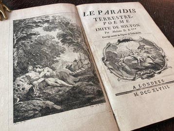DU BOCAGE - Le Paradis terrestre, [...] Par Madame D. B*** -, Antiek en Kunst