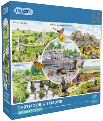 Richard Macneil - Dartmoor & Exmoor Puzzel (1000 stukjes) |, Verzenden, Nieuw