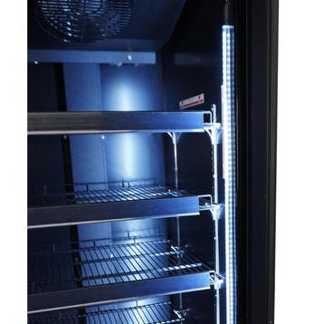 Combisteel Koelkast | CEB-R | 500L | Zwart | 0°C/+10°C | Gef, Witgoed en Apparatuur, Ophalen of Verzenden, Nieuw